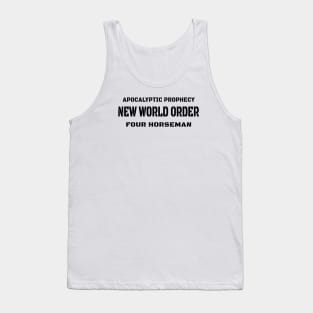 Four New World Order Apocalyptic Horsemen Tank Top